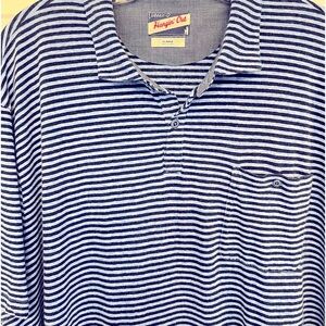 Johnnie-o Loews Linen Blend striped polo